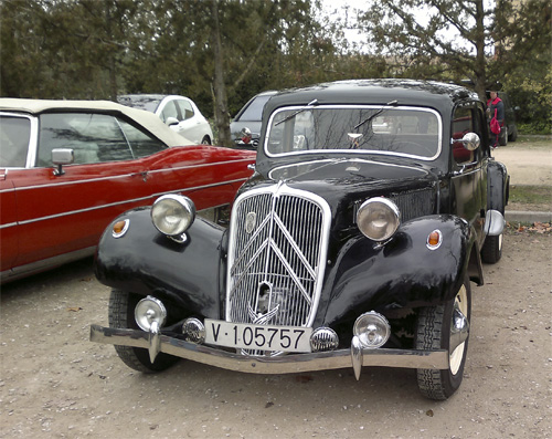 JOSÉ LUIS HERRERO HERNANDEZ Socio Club Citroën Tracción 11B Año 1950, Madrid